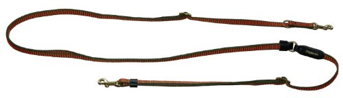 Niggeloh Hundeumhängeleine Deluxe, Orange-Oliv, 121200011 Niggeloh Hundeumhängeleine Deluxe, Orange-Oliv, 121200011 von Niggeloh