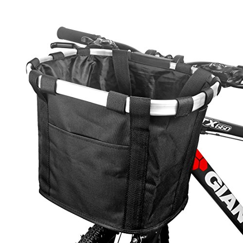 Fahrradkorb, faltbar, abnehmbare Fahrradtasche, perfekter abnehmbarer Hundekorb für Fahrrad, Haustier, Katze, Hund, einfache Installation, schnell zu lösen Fahrradkorb, faltbar, abnehmbare Fahrradtasche, perfekter abnehmbarer Hundekorb für Fahrrad, Haustier, Katze, Hund, einfache Installation, schnell zu lösen von Night Eyes
