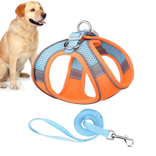 Kätzchengeschirr, Katzengeschirr - Weiches, verstellbares Westengeschirr,Bequemes Netzgeschirr für Katzen im Freien, kleines Hundegeschirr mit reflektierenden Streifen zum Spazierengehen Kätzchengeschirr, Katzengeschirr - Weiches, verstellbares Westengeschirr,Bequemes Netzgeschirr für Katzen im Freien, kleines Hundegeschirr mit reflektierenden Streifen zum Spazierengehen von Niktule