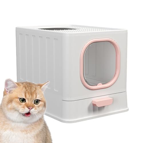 Katzenklo Mit Deckel, Großer Überdachter Katzensandkasten, Spritzwassergeschützte Katzentoilette, Faltbarer Geschlossener Sandkasten, Schubladentyp, Spritz- Und Geruchshemmendes Haustierzubehör Katzenklo Mit Deckel, Großer Überdachter Katzensandkasten, Spritzwassergeschützte Katzentoilette, Faltbarer Geschlossener Sandkasten, Schubladentyp, Spritz- Und Geruchshemmendes Haustierzubehör von Niktule