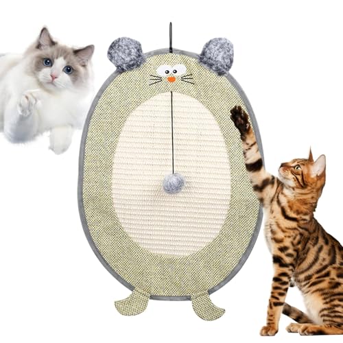 Kratzmatte Für Katzen - - Interaktiver Kratzschutz Hängbares Spielzeug Für Boden Sofa & Zuhause Kitten von Niktule