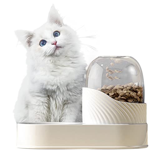 Niktule Gravity Pet Food Feeder Set - Futterautomat für Katzen oder Wasserspender,Gravity Pet Food Feeder Wassernapfspender für Hunde, 100% BPA-frei und leicht zu reinigen, Selbstfütterungsstation von Niktule