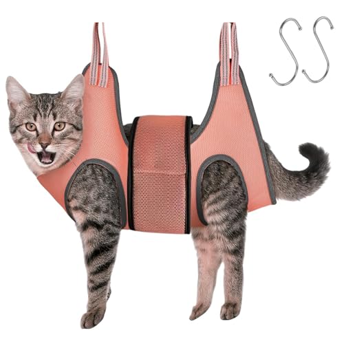 Niktule Krallenscheren-Hängematte Für Katzen, Haustier-Hängematten-Rückhaltetasche Zum Reinigen, Keine Kratzende Haustier-Pflegeschlinge Zum Baden, Anti-Scratch & Bite Tierpflege-Hängematte Niktule Krallenscheren-Hängematte Für Katzen, Haustier-Hängematten-Rückhaltetasche Zum Reinigen, Keine Kratzende Haustier-Pflegeschlinge Zum Baden, Anti-Scratch & Bite Tierpflege-Hängematte von Niktule