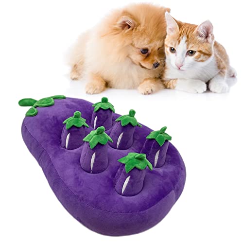 Niktule Plüsch-Hundespielzeug - Welpen-Kauspielzeug für kleine Rassen - Kauspielzeug für Hunde - Plüschspielzeug-Set für kleine Hunde - süßes Hunde-Kauspielzeug - Obst-Hundespielzeug von Niktule