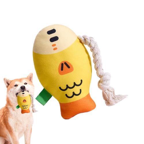 Niktule Quietschendes Haustierspielzeug, Plüsch-Kauspielzeug für Innenhunde - Weiches Plüsch-Quietschspielzeug Puffhead-Fisch-Kauspielzeug - Spielzeug mit gesunden Zähnen, verschleißfestes Niktule Quietschendes Haustierspielzeug, Plüsch-Kauspielzeug für Innenhunde - Weiches Plüsch-Quietschspielzeug Puffhead-Fisch-Kauspielzeug - Spielzeug mit gesunden Zähnen, verschleißfestes von Niktule