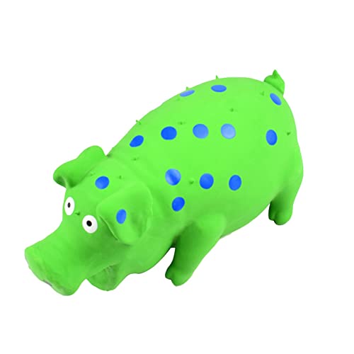 Niktule Schwein Hundespielzeug | Schwein Hundespielzeug Latex Kauspielzeug für Hunde mit Quietscher - Weiches, strapazierfähiges Latex-Schwein-Hundespielzeug mit Quietscher, interaktives von Niktule