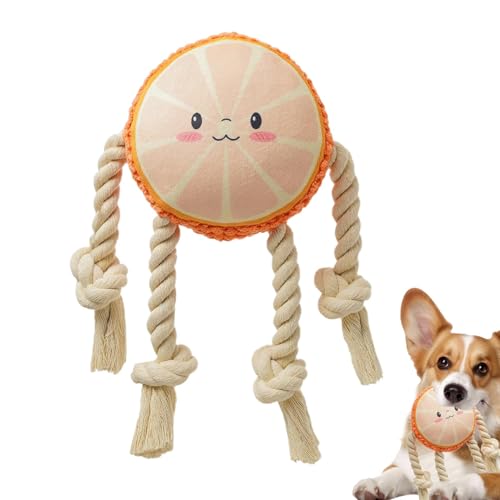 Plüsch-Hundespielzeug mit Quietscher, Beißspielzeug für Welpen | Quietschendes Kauspielzeug für Hunde | Plüsch-Quietschspielzeug für mittelgroße Hunde, niedliches Obst-Design, Schleifspielzeug Plüsch-Hundespielzeug mit Quietscher, Beißspielzeug für Welpen | Quietschendes Kauspielzeug für Hunde | Plüsch-Quietschspielzeug für mittelgroße Hunde, niedliches Obst-Design, Schleifspielzeug von Niktule