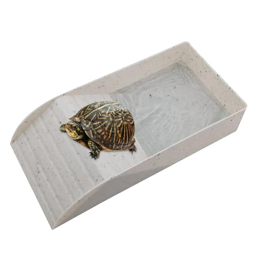 Wasserbecken Für Schildkröten Mit Kletterrampe, Schildkröten-Futternapf, Schildkröten-Wassernapf Mit Sonnenplattform, Haustier-Schildkröten-Lebensraum, Amphibien-Lebensraum Für Schildkröten-Eidechsen Wasserbecken Für Schildkröten Mit Kletterrampe, Schildkröten-Futternapf, Schildkröten-Wassernapf Mit Sonnenplattform, Haustier-Schildkröten-Lebensraum, Amphibien-Lebensraum Für Schildkröten-Eidechsen von Niktule