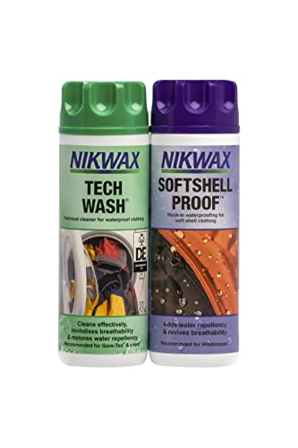 Nikwax Unisex-Erwachsene NKW0195 Tech Wasch-und Softshell-resistent, Doppelpack, farblos, 2 Stück (1er Pack) von Nikwax