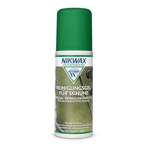 Nikwax Reinigungsgel für Schuhe 125ml, EIN leistungsstarker technischer Reiniger für wasserdichte Schuhe Nikwax Reinigungsgel für Schuhe 125ml, EIN leistungsstarker technischer Reiniger für wasserdichte Schuhe von Nikwax