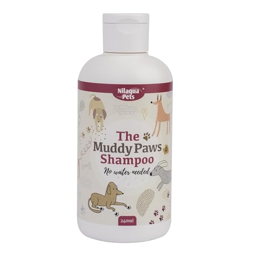 Nilaqua Pets Muddy Paws Hunde-Shampoo, kein Ausspülen, Wassermelonen-Duft, weich und freundlich, Tiefenreinigung, Haustier-Shampoo, platzende Schaumwirkung für schlammige Pfoten und Fleckenreinigung Nilaqua Pets Muddy Paws Hunde-Shampoo, kein Ausspülen, Wassermelonen-Duft, weich und freundlich, Tiefenreinigung, Haustier-Shampoo, platzende Schaumwirkung für schlammige Pfoten und Fleckenreinigung von Nilaqua