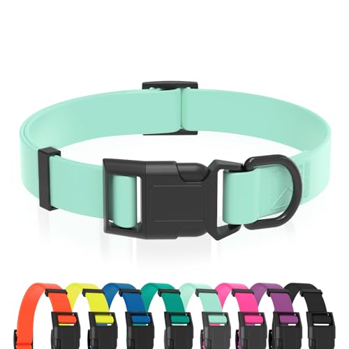 Nimble Wasserdichtes Hundehalsband, leicht zu reinigendes Gummihalsband mit Schnellverschluss, passend für kleine, mittlere oder große Hunde Nimble Wasserdichtes Hundehalsband, leicht zu reinigendes Gummihalsband mit Schnellverschluss, passend für kleine, mittlere oder große Hunde von Nimble