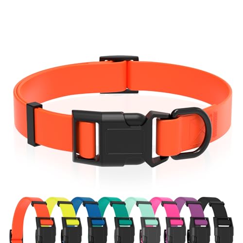 Nimble Wasserdichtes Hundehalsband, leicht zu reinigendes Gummihalsband mit Schnellverschluss, passend für kleine, mittlere oder große Hunde Nimble Wasserdichtes Hundehalsband, leicht zu reinigendes Gummihalsband mit Schnellverschluss, passend für kleine, mittlere oder große Hunde von Nimble