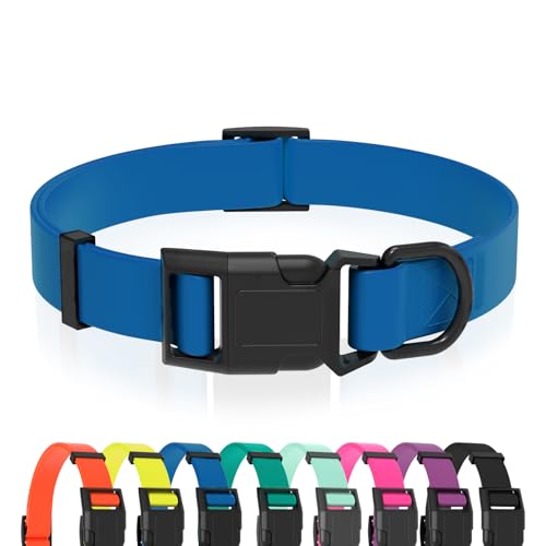 Nimble Wasserdichtes Hundehalsband, leicht zu reinigendes Gummihalsband mit Schnellverschluss, passend für kleine, mittlere oder große Hunde Nimble Wasserdichtes Hundehalsband, leicht zu reinigendes Gummihalsband mit Schnellverschluss, passend für kleine, mittlere oder große Hunde von Nimble