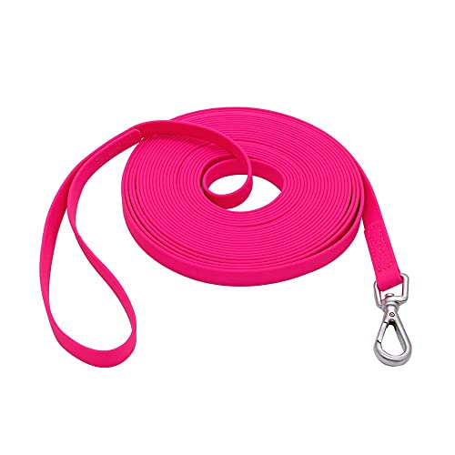 wasserdichte Hundeleine, Lange Trainingsleine für Hunde, 5 m/10 m/15 m/30 m, geruchshemmend, geeignet für kleine, mittlere und große Hunde wasserdichte Hundeleine, Lange Trainingsleine für Hunde, 5 m/10 m/15 m/30 m, geruchshemmend, geeignet für kleine, mittlere und große Hunde von Nimble