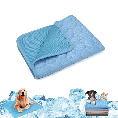 Nimedala Kühlmatte für Hunde, groß, Kühlmatte für Hunde und Katzen (Blue,XL) von Nimedala