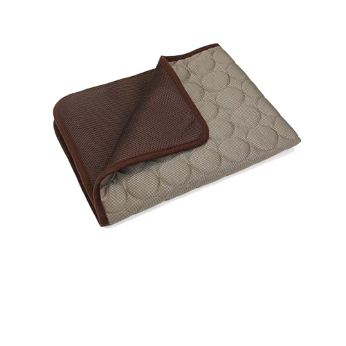 Nimedala Kühlmatte für Hunde, groß, Kühlmatte für Hunde und Katzen (Coffee,XL) von Nimedala