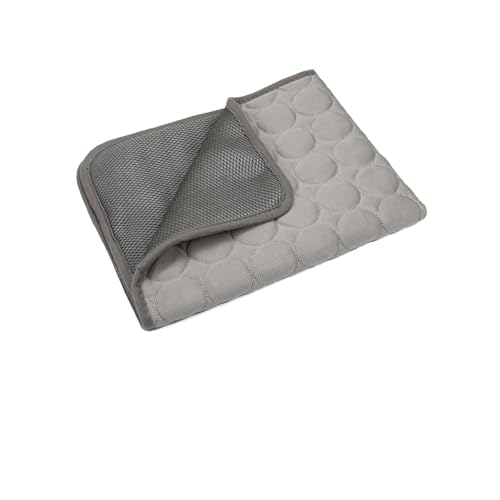 Nimedala Kühlmatte für Hunde, groß, Kühlmatte für Hunde und Katzen (Light Gray,XL) von Nimedala