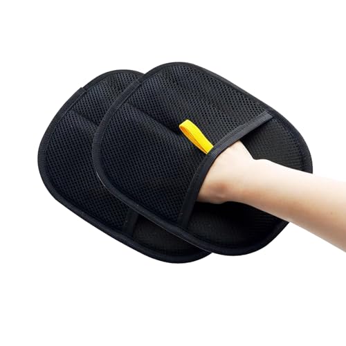 Nimedala Tierhaarentfernungshandschuh, Fellpflegehandschuh für Hunde und Katzen (2Pcs) von Nimedala
