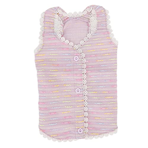 Haustier Spitzenweste Duftender Brise Stil süße Bunte Hunde Prinzessin Weste für Pommerianer (XL) von NinGYiYan