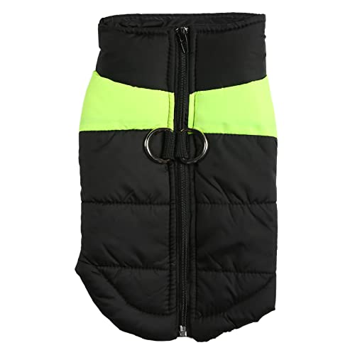 Hund warme Weste Winddichte wasserdichte verdickte Wintermantel Medium Große Haustiere Hochkragen Design Blau (3XL) von NinGYiYan