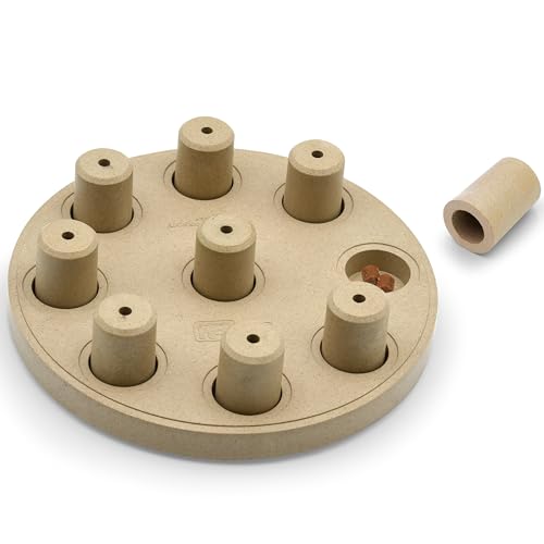 Nina Ottosson von Outward Hound Dog Smart Treat Puzzle Enrichment Toy, Level 1 Beginner, Tan, Composite von Outward Hound