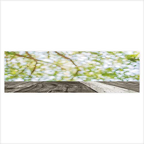 NineHui Aquarium-Hintergrund-Aufkleber, : weißer springt, isoliert, schwarzem Hintergrund, 60 x 30 cm, L29.5 x H17.7, Color11 von NineHui