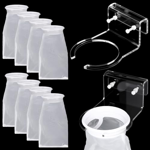 Ninehaoou 8 Stück 10,2 cm Ringfiltersocke und 1 Stück 10,2 cm Acryl-Vorwannen-Filtersockenhalter, Halterung, Halterung, 200 um Micro-Nylon, Aquariumbeutel für Aquarien, Salzwasser, Süßwasser-Aquarien Ninehaoou 8 Stück 10,2 cm Ringfiltersocke und 1 Stück 10,2 cm Acryl-Vorwannen-Filtersockenhalter, Halterung, Halterung, 200 um Micro-Nylon, Aquariumbeutel für Aquarien, Salzwasser, Süßwasser-Aquarien von Ninehaoou