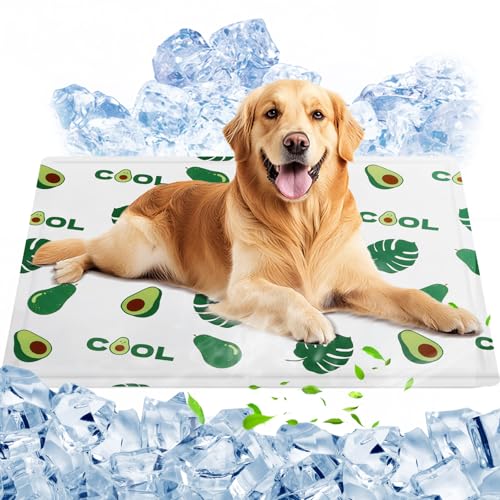 Ninonly Kühlmatte Hunde 50 X 65cm Kühlmatte für Hunde Katze Haustier Eismatte Selbstkühlende mit Ungiftiges Gel Selbst Kühlende wasserdichte Hundematte für Drinnen und Draußen Avocado Ninonly Kühlmatte Hunde 50 X 65cm Kühlmatte für Hunde Katze Haustier Eismatte Selbstkühlende mit Ungiftiges Gel Selbst Kühlende wasserdichte Hundematte für Drinnen und Draußen Avocado von Ninonly