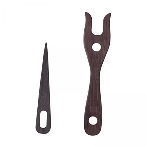 Nishiyuenyi 4X 2X Strickgabel Und Öhrnadel Set, Strickgabel, Flechtenwerkzeug, Holz, Stricken, Multifunktionale Lucet Gabel, Geflochtenes Werkzeug, DIY Nishiyuenyi 4X 2X Strickgabel Und Öhrnadel Set, Strickgabel, Flechtenwerkzeug, Holz, Stricken, Multifunktionale Lucet Gabel, Geflochtenes Werkzeug, DIY von Nishiyuenyi