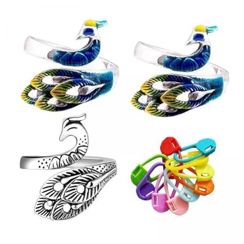 Nishiyuenyi 4xverstellbarer Strickschlaufenring Strickschlaufe mit 50 Maschenmarkierern Nishiyuenyi 4xverstellbarer Strickschlaufenring Strickschlaufe mit 50 Maschenmarkierern von Nishiyuenyi