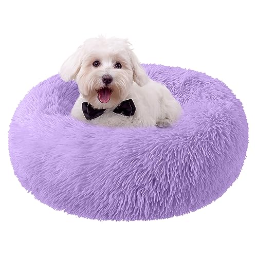 Hundebett für kleine, mittelgroße und große Hunde, 50,8 cm, waschbar, rund, gemütlich, weich, Haustierbett für Welpen und Kätzchen, mit rutschfester Unterseite Hundebett für kleine, mittelgroße und große Hunde, 50,8 cm, waschbar, rund, gemütlich, weich, Haustierbett für Welpen und Kätzchen, mit rutschfester Unterseite von Nisrada