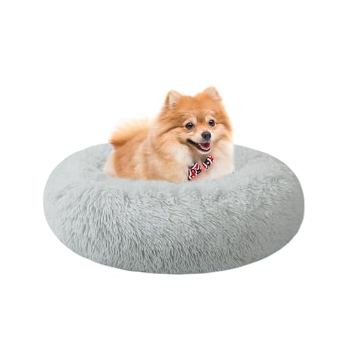 Nisrada Katzenbetten für Indoor-Katzen, 60cm Hundebett für kleine Melium große Hunde, waschbares, rundes Haustierbett für Welpen und Kätzchen mit Rutschfester Unterseite Nisrada Katzenbetten für Indoor-Katzen, 60cm Hundebett für kleine Melium große Hunde, waschbares, rundes Haustierbett für Welpen und Kätzchen mit Rutschfester Unterseite von Nisrada