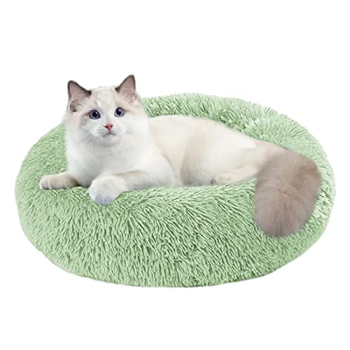 Nisrada Katzenbetten für Indoor-Katzen, 50cm, Hundebett für kleine Melium-große Hunde, waschbares, rundes Haustierbett für Welpen und Kätzchen, mit Rutschfester Unterseite Nisrada Katzenbetten für Indoor-Katzen, 50cm, Hundebett für kleine Melium-große Hunde, waschbares, rundes Haustierbett für Welpen und Kätzchen, mit Rutschfester Unterseite von Nisrada