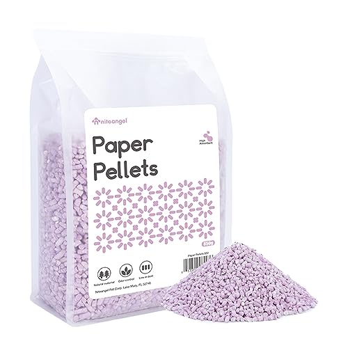 Niteangel Hamster-Papierpellets als Einstreu für syrische Zwerghamster, Gerbils, Mäuse, Lemminge, Degus oder andere kleine Haustiere. (Violett) von Niteangel