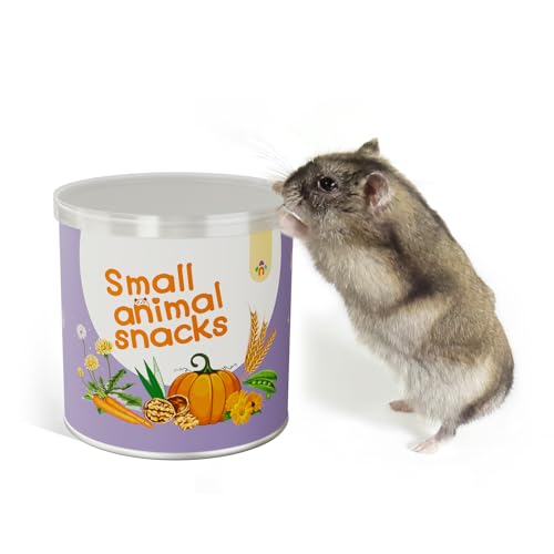 Niteangel Hamster Snack & Leckereien Spielzeug: - Natürliche Leckereien Mischung für Zwerghamster, Gerbils, Mäuse, Lemminge, Degus oder andere kleine Haustiere (Walnuss-Schalen Boot) von Niteangel
