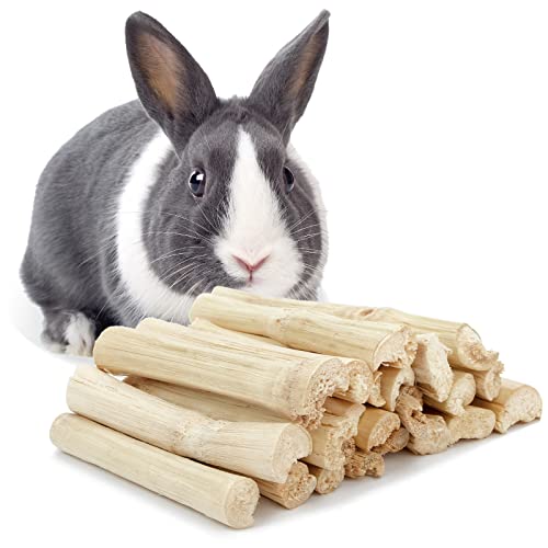 Niteangel atural Timothy Hay Sticks, Timothy Molar Rod for Rabbits, Chinchilla, Guinea Pigs and Other Small Animals (Süßer Bambus) von Niteangel