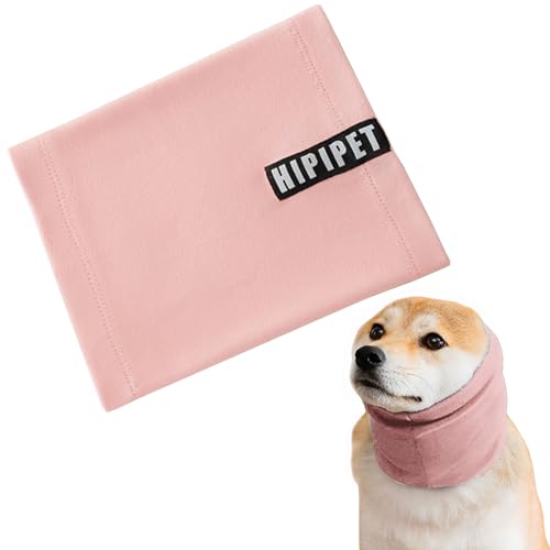 Niuhong Hund Beruhigen Ohrenschützer Haustier Kapuzenpullover Lärmschutz Snood Angstlinderung Hunde Reduziert Lärm Hunde Hals Ohrenwärmer Katze Halswärmer Beruhigende Kapuze (rosa, M) von Niuhong