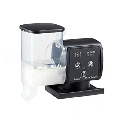 Futterautomat Aquarium, Automatischer Fischfutterautomat, Fische Fischfutterspender, Fischfutter Feeder Feuchtigkeitsbeständig, Zeitgesteuerte Fütterungsmodi für die Fütterung von Aquarien im Urlaub von Niwugady