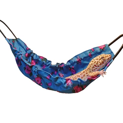 Niwugady Reptilien-Hängematte Schaukel, Hängebett, Bartagamen-Hängematte mit Saugnäpfen und Clips, weich, atmungsaktiv, Hängemattenbett für Eidechse, Blau Niwugady Reptilien-Hängematte Schaukel, Hängebett, Bartagamen-Hängematte mit Saugnäpfen und Clips, weich, atmungsaktiv, Hängemattenbett für Eidechse, Blau von Niwugady
