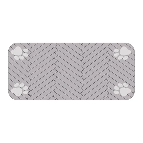 Cat Bowl Matte - Fütterungskissen, Einfach Zu Bedienende Pet -Tablett | Große Absorbierende Wasserdichte Oberfläche Für Nahrungsschalen Wasserspender Messen Schutz Placemat Für Hunde Katzen Kätzchen F Cat Bowl Matte - Fütterungskissen, Einfach Zu Bedienende Pet -Tablett | Große Absorbierende Wasserdichte Oberfläche Für Nahrungsschalen Wasserspender Messen Schutz Placemat Für Hunde Katzen Kätzchen F von Nixiara