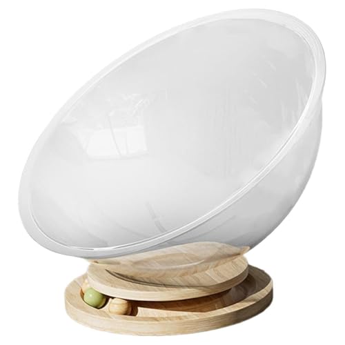 Cat House - Cute Freestanding Small Cat House | Set von transparenten Katzenhäusern, Haustierbedarf für Katzenmöbel, einfaches stabiles Aktivitätszentrum, Weltraumkatzenbett für G von Nixiara