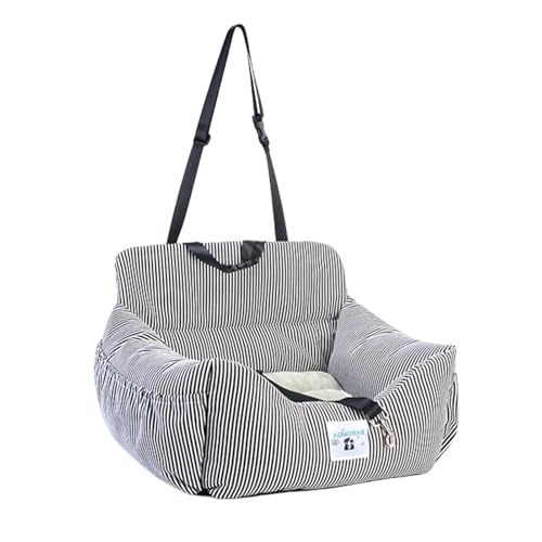 Haustier -Autositzträger | Soft Booster -Sitz Für Hunde Katzen | Reisetasche Mit Abnehmbarem Kissen, Sicherer Kabelbaumclip, Tragbarer Fahrzeugsitz Für Roadtrips Und Outdoor -Abenteuer von Nixiara