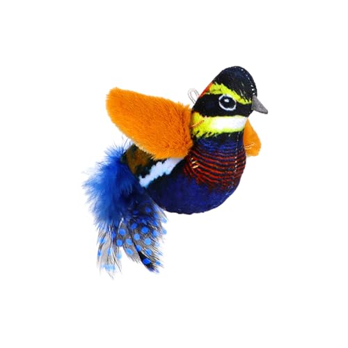 Interaktives Vogelkatze Spielzeug - Qualitätsspielzeug, Schöner Sound Chirper | Bewegungssensortierspielzeug Für Kätzchen, Innenstadt, Solospiel, Klauentraining, Natürlicher Instinktverstärker Für Interaktives Vogelkatze Spielzeug - Qualitätsspielzeug, Schöner Sound Chirper | Bewegungssensortierspielzeug Für Kätzchen, Innenstadt, Solospiel, Klauentraining, Natürlicher Instinktverstärker Für von Nixiara