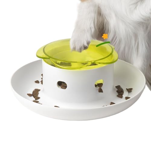 Nixiara Hundeleckerli Spender,Interaktives Futterablauf Spielzeug - Drück-Design Leckage-sicheres Futterspiel Für Energiegeladene Hunde Indoor Und Outdoor Beschäftigung von Nixiara