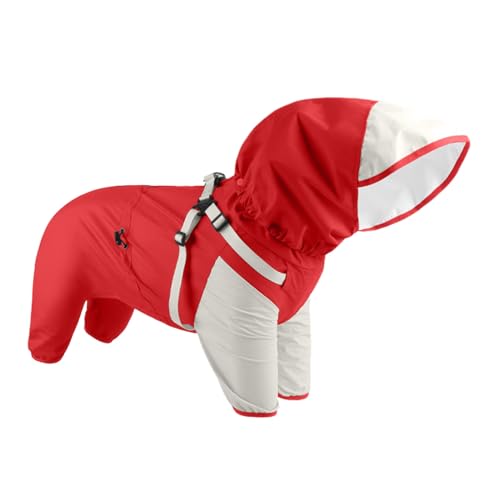 Nixiara Hunderegenmantel - Mit Kapuze & Leichter Poncho-Design,Verstellbarer Reflektierender Kapuzenmantel Für Hunde Und Welpen Größe M Bis XL Mit Erhöhter Nachtsichtbarkeit Nixiara Hunderegenmantel - Mit Kapuze & Leichter Poncho-Design,Verstellbarer Reflektierender Kapuzenmantel Für Hunde Und Welpen Größe M Bis XL Mit Erhöhter Nachtsichtbarkeit von Nixiara
