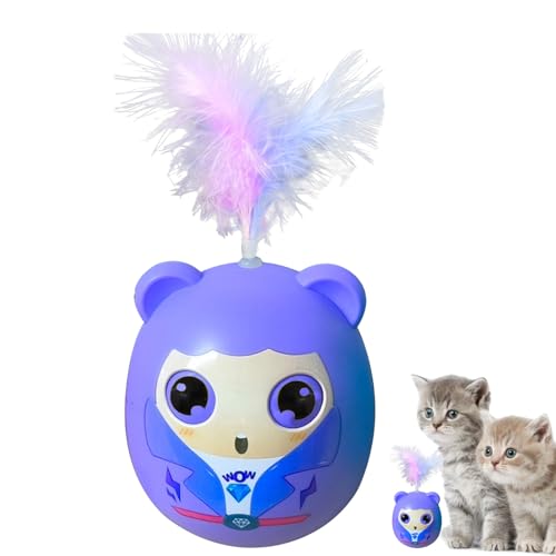 Nixiara Interaktives Katzenspielzeug, automatische Haustier -Übungsspielzeug - Interaktive lustige Katzenballfedern,Kreatives Haustier -Supplies Teaser Toy für Innen- und Außenübungen im Freien Nixiara Interaktives Katzenspielzeug, automatische Haustier -Übungsspielzeug - Interaktive lustige Katzenballfedern,Kreatives Haustier -Supplies Teaser Toy für Innen- und Außenübungen im Freien von Nixiara