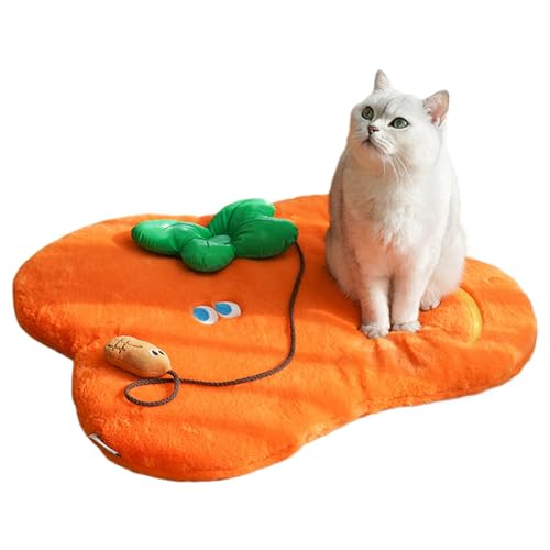 Nixiara Katzenbett für den Innenbereich, niedliches Cartoon-Plüsch-Kätzchen, warme Wintermatte, Haustier-Winterbedarf, 68 x 55 cm, Katzenbodenunterlage für alle Katzenrassen Nixiara Katzenbett für den Innenbereich, niedliches Cartoon-Plüsch-Kätzchen, warme Wintermatte, Haustier-Winterbedarf, 68 x 55 cm, Katzenbodenunterlage für alle Katzenrassen von Nixiara