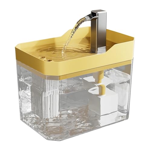 Nixiara Katzenbrunnen - Automatischer Trinkbrunnen Mit Zirkulation Für Haustiere,Leise Zirkulation für Innen, Außen, Küche, Zuhause & Reisen von Nixiara