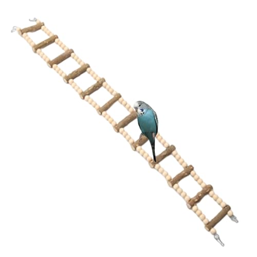 Nixiara Papageien-Schwingleiter, Holzvogelleiter, Papageien-Leiterbrücke, Fringues Tauben kauen Spielzeug Perchi permanent im Ruhezustand stehen Nixiara Papageien-Schwingleiter, Holzvogelleiter, Papageien-Leiterbrücke, Fringues Tauben kauen Spielzeug Perchi permanent im Ruhezustand stehen von Nixiara